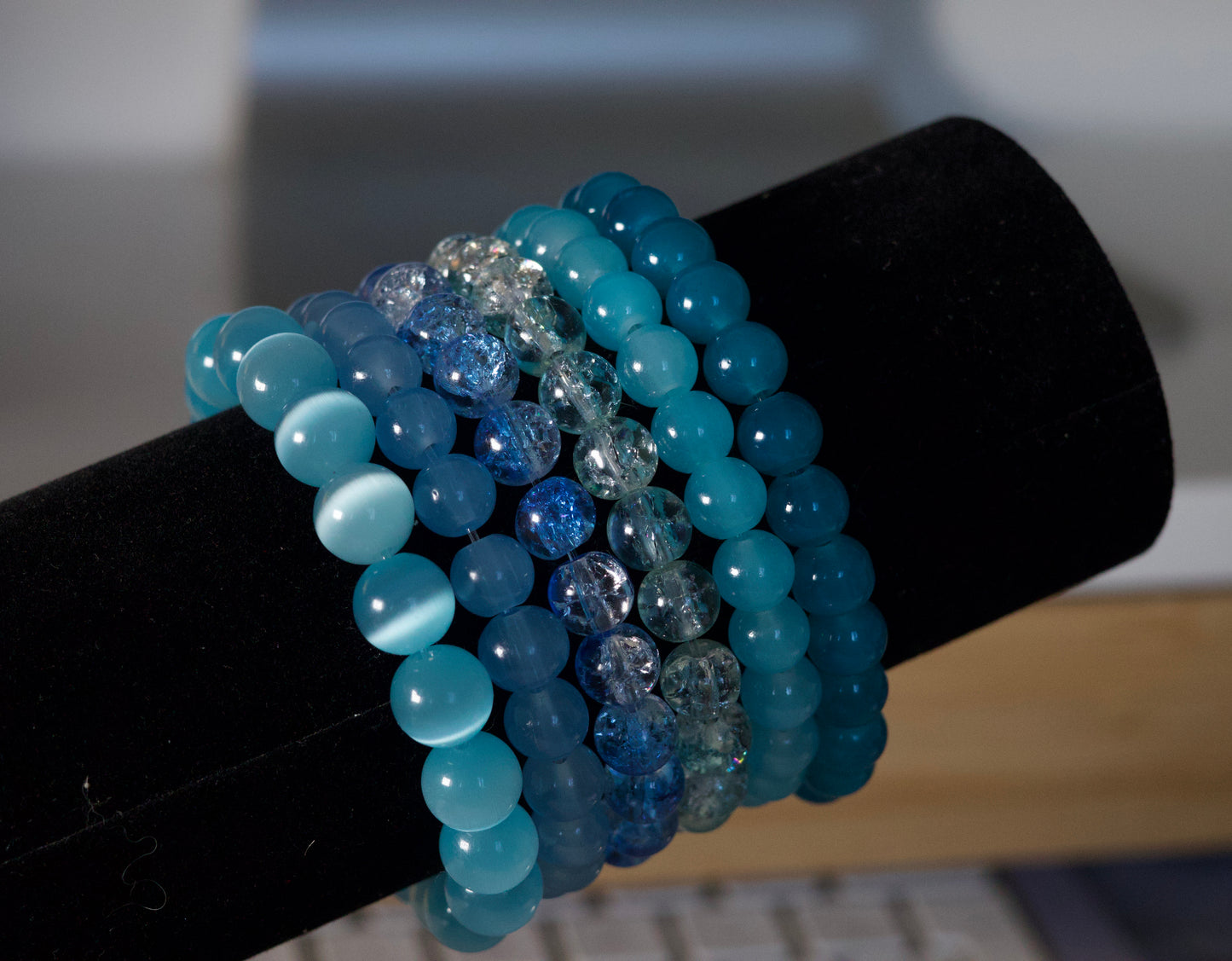 Lot BLUE LOVER (6 bracelets)