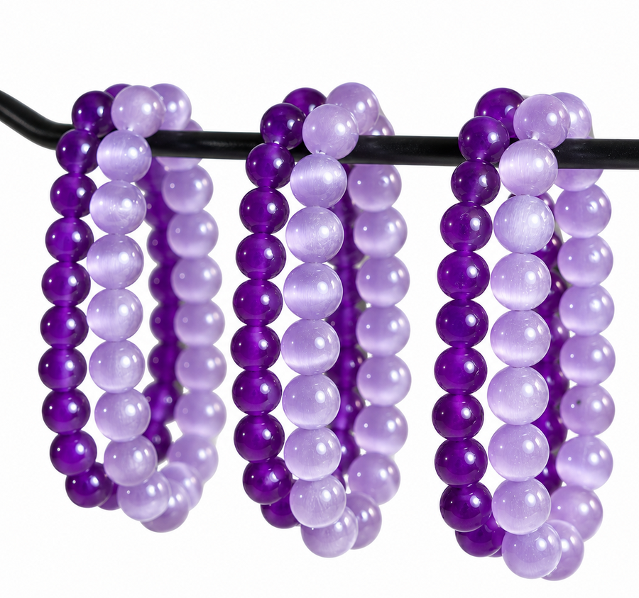Purple Stack (2 bracelets)